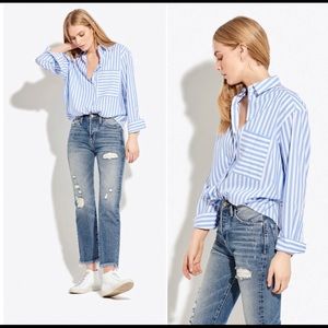 AYR Deep End Striped Blouse